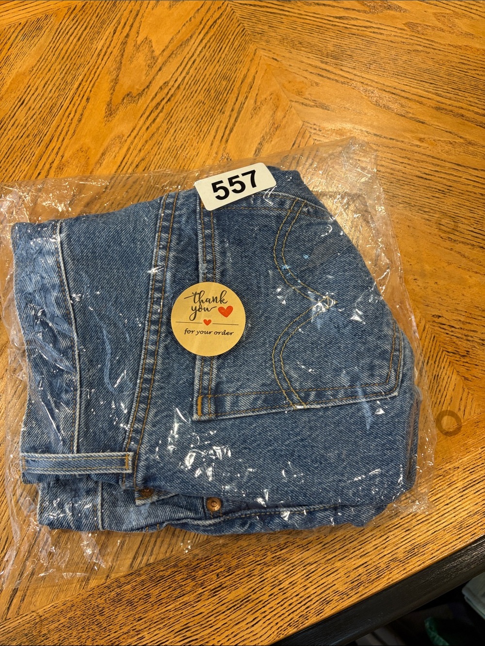 Levi's 501 High Rise Distressed Cutoff Denim Shorts – Size 29W - Picture 13 of 13